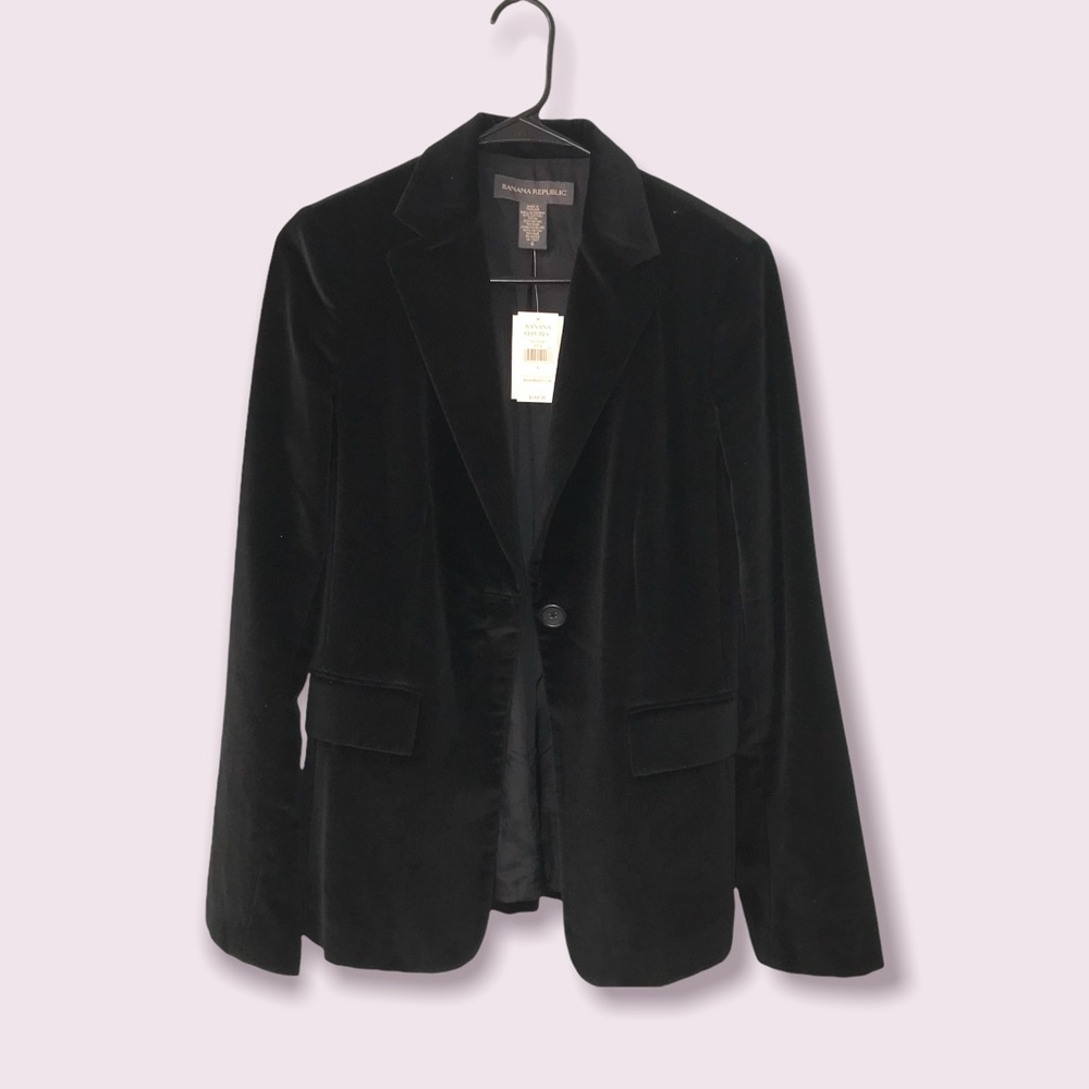 Banana Republic velvet blazer